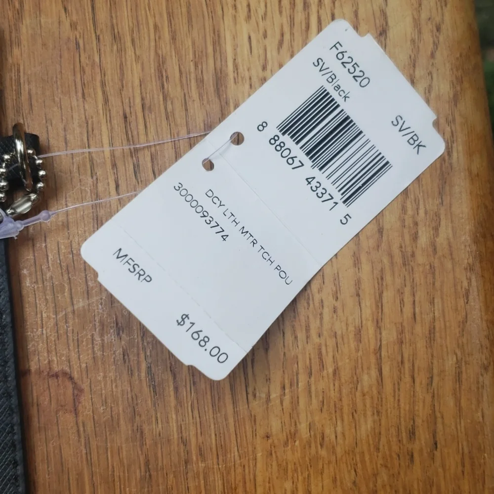 Coach Document Case Black NWT - Picture 3 of 3